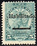 [Official Stamps Overprinted "Habilitado", type BE2]