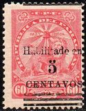 [Previously Issued Stamps Surcharged, tip CB6]