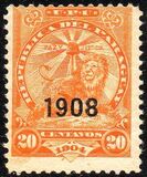 [Not Issued Stamps of Type BA Overprinted "1908", type XCP3]
