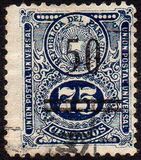 [Issues of 1910 and 1913 Surcharged 50c, type DF]