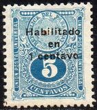 [Previous Issues Overprinted "Habilitado en" and Surcharged, प्रकार DT]