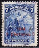 [Issues of 1943 Overprinted "1944/5 Centimos 5" and Surcharged, 類型 JN1]