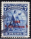 [Issues of 1943 Overprinted "1944/5 Centimos 5" and Surcharged, 類型 JN1]