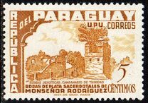 [The 25th Anniversary of Sacerdotal of Agustin Rodriguez, 1900-1968 - Jesuit Ruins, type NK]