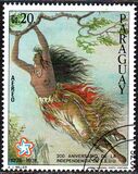 [Airmail - The 200th Anniversary of the Independence of the United States of America - Wild West Paintings, Tipi BOO]