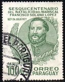 [Airmail - The 150th Anniversary of the Birth of Marshal Francisco Solano Lopez, 1827-1870, type BRQ2]