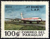 [Inauguration of Paraguayan Airlines Boeing 707 Service, type CGB]