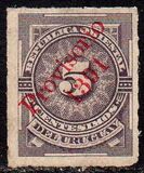 [Issue of 1884 Overprinted "Provisorio 1891", tegund BF]