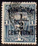 [Various Stamps Overprinted "PROVISIONAL" and Surcharged "½ CENTESIMO", type CX]