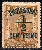 [Various Stamps Overprinted "PROVISIONAL" and Surcharged "½ CENTESIMO", type CY]