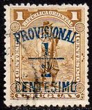 [Various Stamps Overprinted "PROVISIONAL" and Surcharged "½ CENTESIMO", type CY]