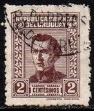 [General Jose Artigas - With Imprint "IMPRENTA NACIONAL" Bottom Right, type IW5]