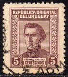 [General Jose Artigas - With Imprint "IMPRENTA NACIONAL" Bottom Right, type IW7]