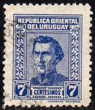[General Jose Artigas - With Imprint "IMPRENTA NACIONAL" Bottom Right, type IW8]