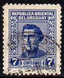 [General Jose Artigas - With Imprint "IMPRENTA NACIONAL" Bottom Right, type IW8]