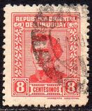 [General Jose Artigas - With Imprint "IMPRENTA NACIONAL" Bottom Right, type IW9]