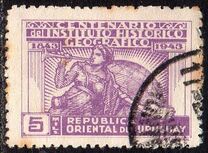 [The 100th Anniversary of the Historical and Geographical Institute, Montevideo, type JD]