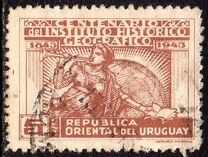 [The 100th Anniversary of the Historical and Geographical Institute, Montevideo, type JD3]