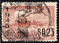 [Airmail - Allied Victory in the Second World War - Issues of 1939-1944 Overprinted "Victory of Samothrace" and Surcharged, type KG]