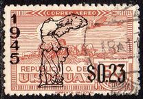 [Airmail - Allied Victory in the Second World War - Issues of 1939-1944 Overprinted "Victory of Samothrace" and Surcharged, type KG]