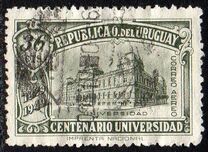 [Airmail - The 100th Anniversary of the Montevideo University, Scrivi LK]