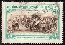 [The 100th Anniversary of the Death of General Jose Artigas, 1764-1850, type LR]