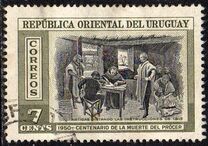 [The 100th Anniversary of the Death of General Jose Artigas, 1764-1850, тып LT]
