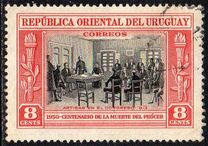 [The 100th Anniversary of the Death of General Jose Artigas, 1764-1850, тып LU]