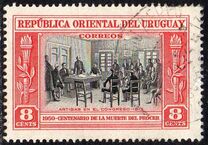 [The 100th Anniversary of the Death of General Jose Artigas, 1764-1850, тып LU]