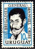 [The 104th Anniversary of the Death of Manuel Oribe, 1792-1857, type OJ]