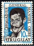 [The 104th Anniversary of the Death of Manuel Oribe, 1792-1857, type OJ]