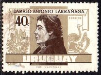 [The 85th Anniversary of the Death of Damaso Antonio Larranaga, 1771-1848, type PD1]