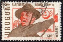 [Airmail - The 20th Anniversary of the Scout Asssociation of Uruguay, tipas TW]