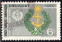 [Airmail - The 150th Anniversary of Uruguayan Navy, type UP]