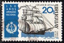 [Airmail - The 150th Anniversary of Uruguayan Navy, type UR]