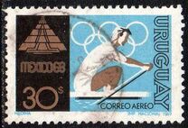 [Airmail - Olympic Games - Mexico City, Mexico, Scrivi UT]