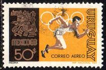 [Airmail - Olympic Games - Mexico City, Mexico, Scrivi UU]