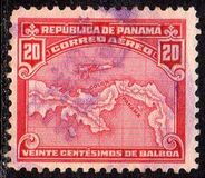[Airmail - Map of Panama, type BY1]