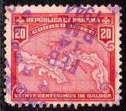 [Airmail - Map of Panama, type BY1]
