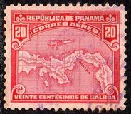 [Airmail - Map of Panama, type BY1]