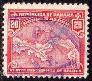 [Airmail - Map of Panama, type BY1]