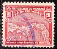[Airmail - Map of Panama, type BY1]