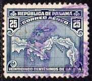 [Airmail - Map of Panama, type BY2]