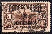 [Airmail - Issue of 1929 Overprinted "CORREO AEREO/10/CENTESIMOS", type BX8]