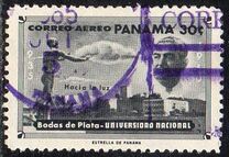 [Airmail - The 25th Anniversary of National University, type KN]