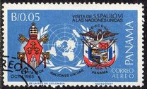 [Visit of Pope Paul VI - at the United Nations in New York, 1965, type RW]