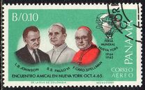 [Visit of Pope Paul VI - at the United Nations in New York, 1965, type RX]