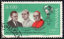 [Visit of Pope Paul VI - at the United Nations in New York, 1965, type RX]