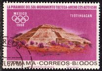 [Olympic Games - Mexico City 1968, Mexico - Ancient Mexican Places of Worship, タイプ UB]