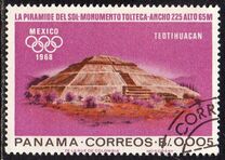 [Olympic Games - Mexico City 1968, Mexico - Ancient Mexican Places of Worship, タイプ UB]